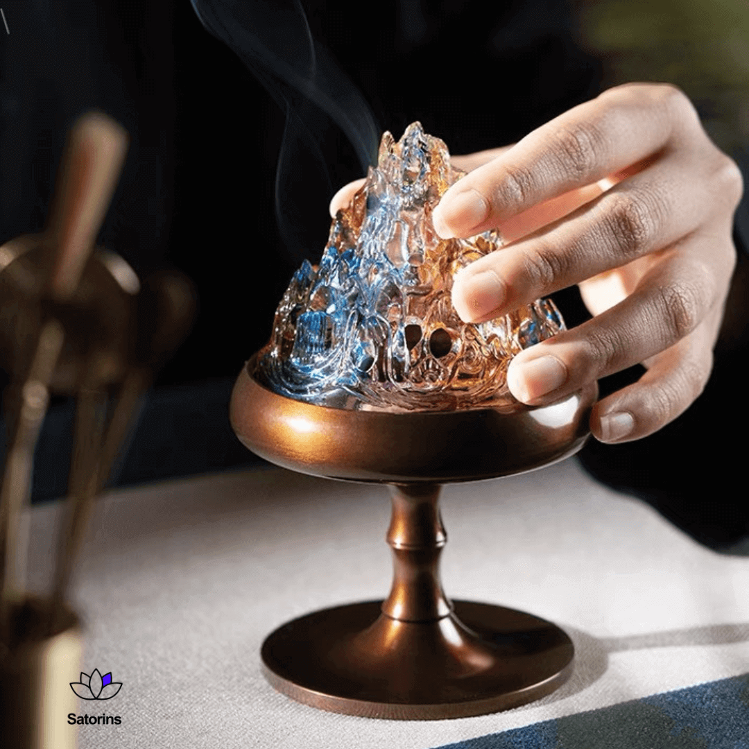 Satorins Ancient Asian Incense sets incense stamp incense seal Incense burner - Satorins
