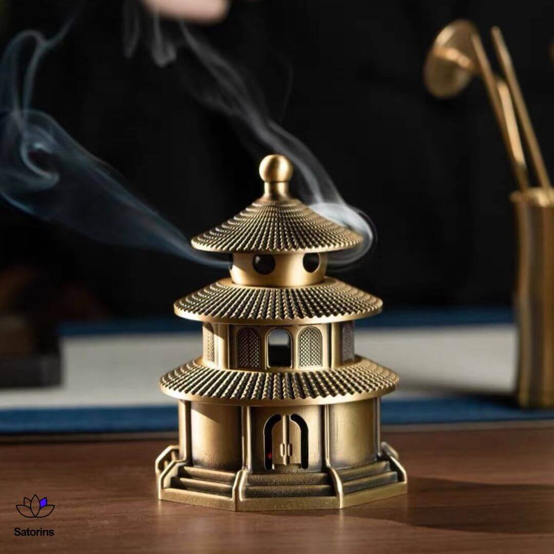Satorins Ancient Asian Incense sets incense stamp incense seal Incense burner - Satorins